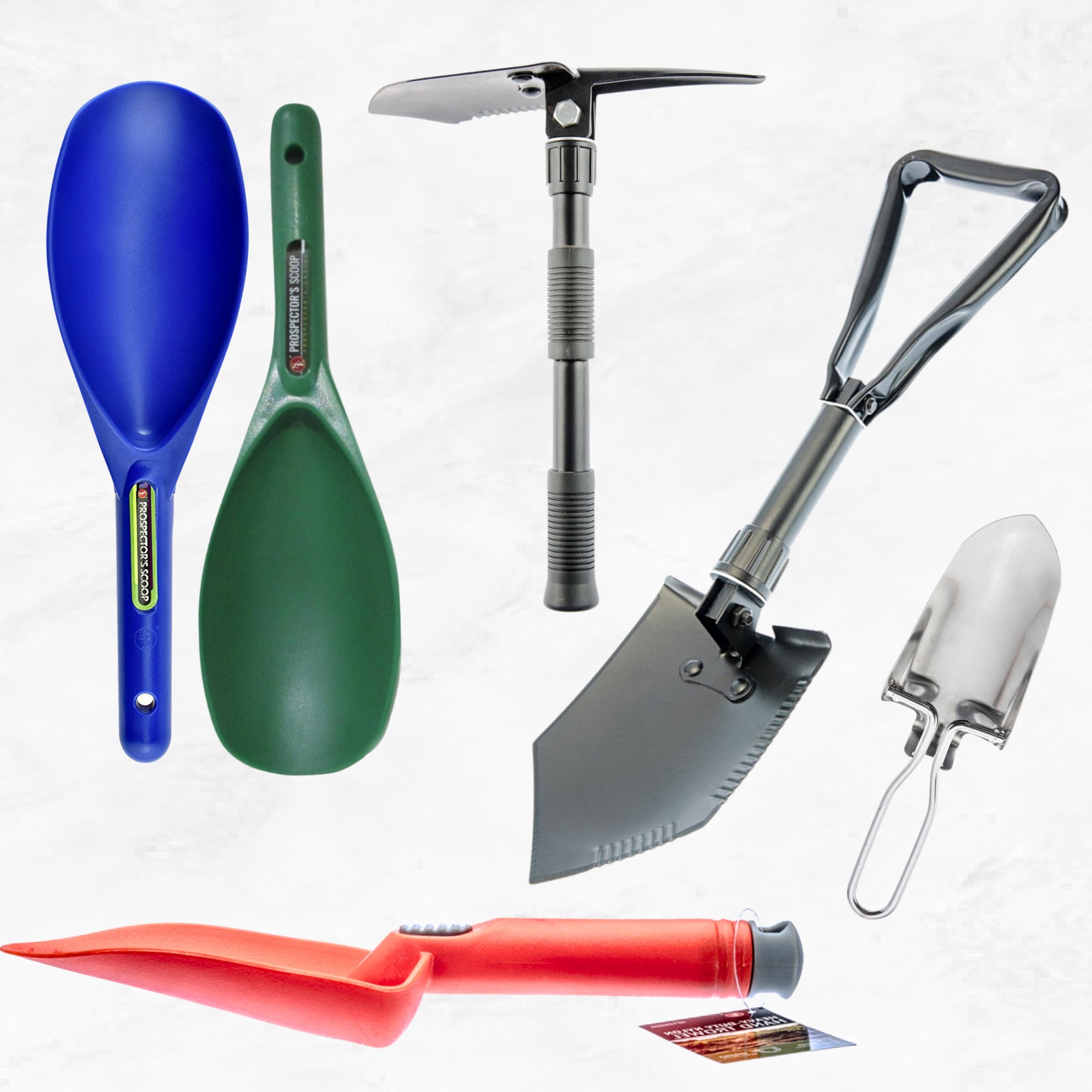 Mining Prospecting Scoops & Shovels | Durable Plastic