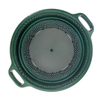 1/8" Mesh Classifier | 6" Deep | Green Plastic Screen With Handle | Stackable Sifting Pan