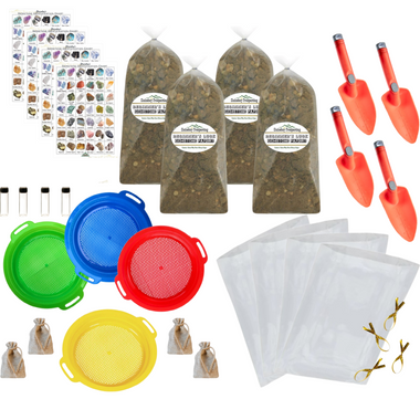 Gem Mining BIRTHDAY PARTY Kit | 5LB Bags | GROUP OF FOUR