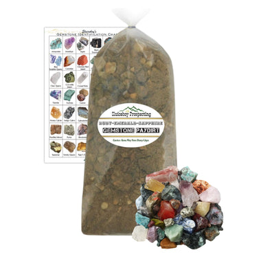 "Ruby-Emerald-Sapphire" Gemstone Paydirt | 5.5lb