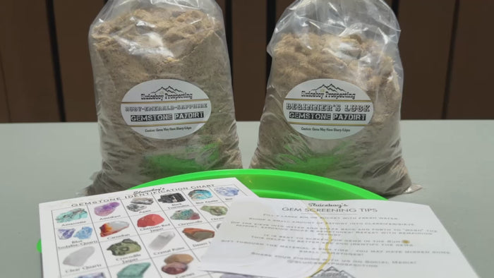 Gem Mining Kit with 10lbs Paydirt