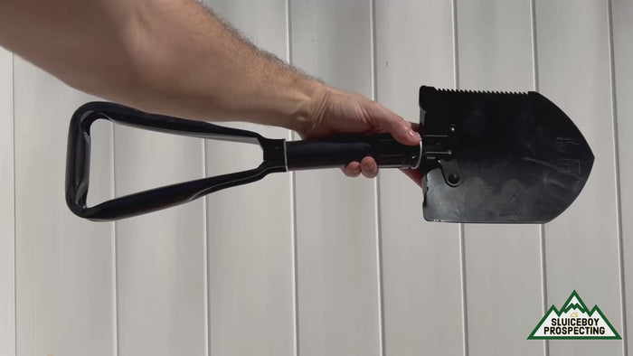 Steel Tri Fold Shovel with Carrying Case