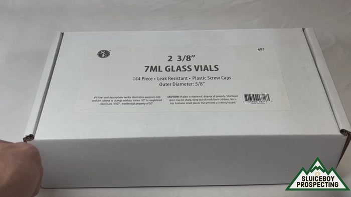 Box of 7mL Dram Glass Vials - 144 Count