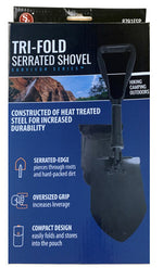 Steel Tri Fold Shovel with Carrying Case