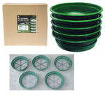 5 Piece Sifting Pan Set | Classifier Screen Set in Box