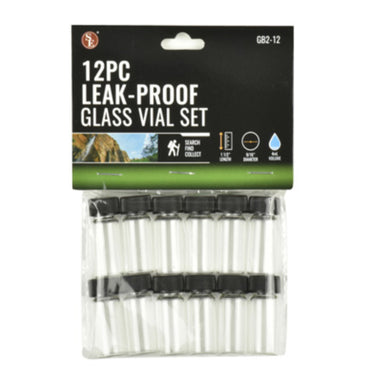 Pack of 12 Glass Vials | Leak Proof | 4mL