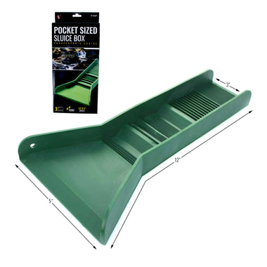 Pocket Sized Sluice Box | Hard Rubber Stream Sluice