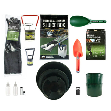 Ultimate Miner's Bundle with EXTENDABLE SLUICEBOX