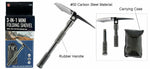 3-IN-1 Folding Shovel | Spade | Pick | Saw
