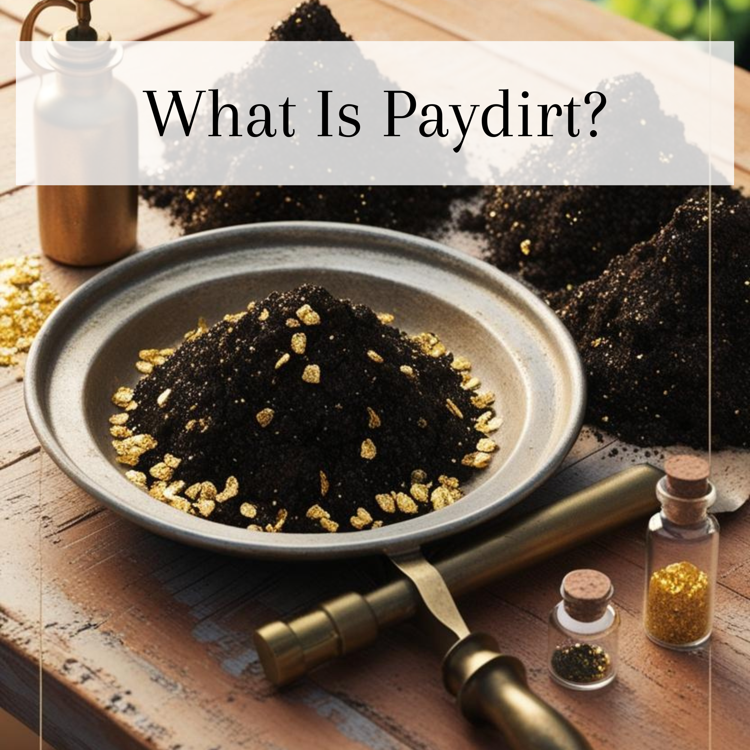 What Is Paydirt? A Beginner’s Guide to Gold Panning