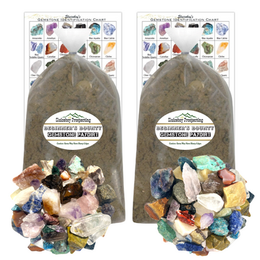 2 PACK SPECIAL | "Beginners Bounty" Gemstone Paydirt | 8lb