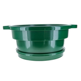 1/8" Mesh Classifier | 6" Deep | Green Plastic Screen With Handle | Stackable Sifting Pan