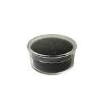 16 Piece Round Gem Holders with Snap on Lids in Black Foam