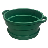 1/2" Mesh Classifier | 6" Deep | Green Plastic Screen With Handle | Stackable Sifting Pan