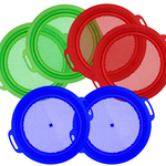 Pack of (6) Sand Sieves/Classifiers