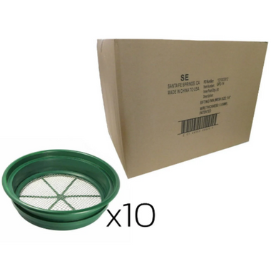 Box of 10 Steel-Mesh Classifier Screens | Choose your Mesh Size! | WHOLESALE PRICING