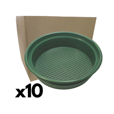 Box of 10 Plastic-Mesh Classifier Screens| 1/4" Mesh | WHOLESALE PRICING