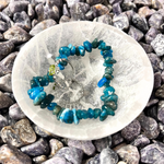 Selenite Round Bowl 3"
