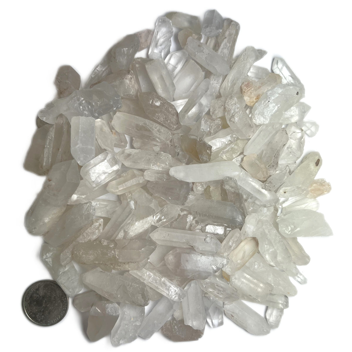 Clear Quartz POINTS - Small - 11 lbs – Sluiceboy Prospecting LLC