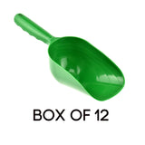 Box of 12 Plastic Feed/Seed Scoops