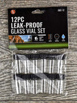 Pack of 12 Glass Vials | Leak Proof | 4mL