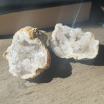 Break Your Own Geodes! BOX SET WITH HAMMER | Raw, Uncut Crystal Geode Specimens | SMALL