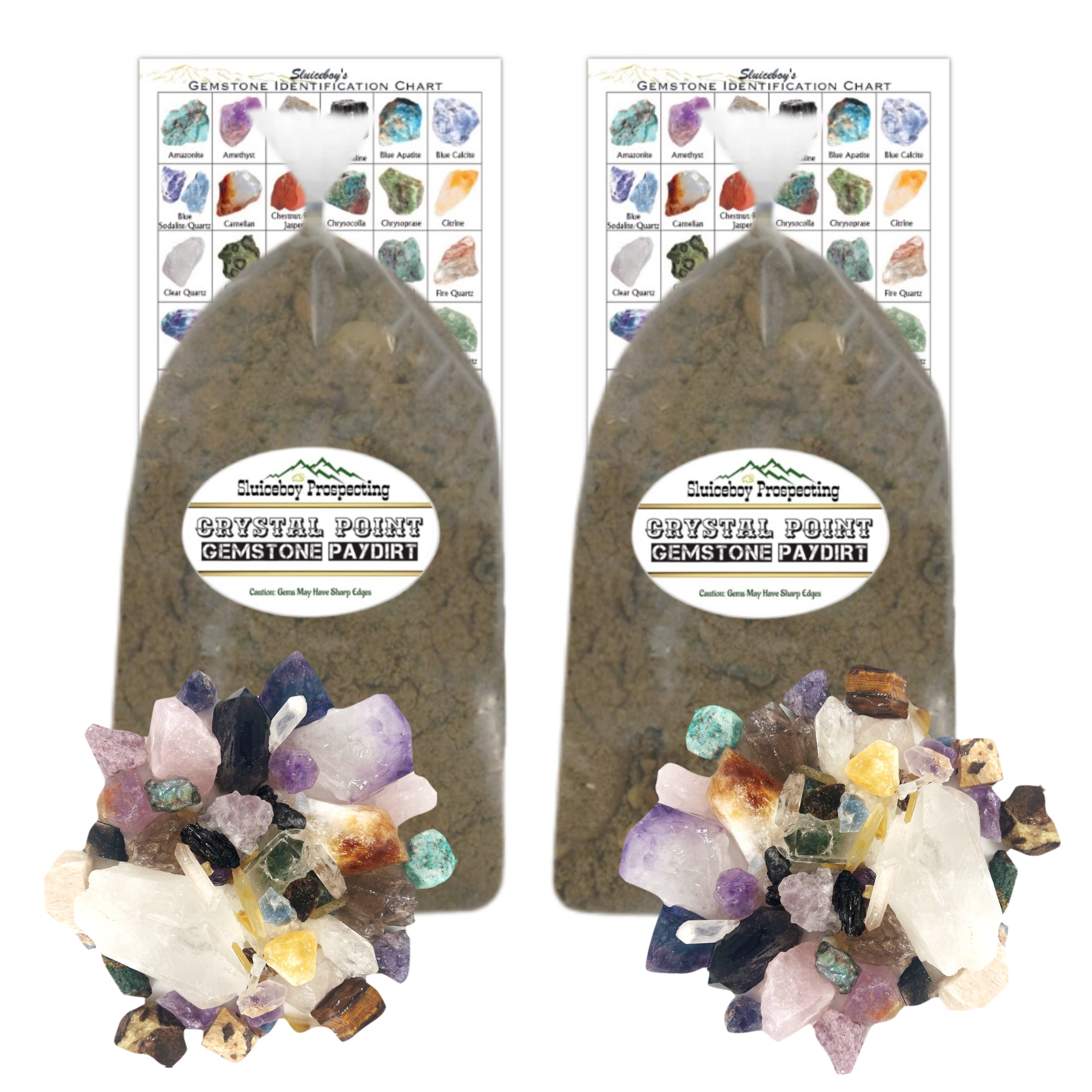 Gem Mining Activity Kit Crystal Point Gemstone Paydirt - 7lb Rough ...