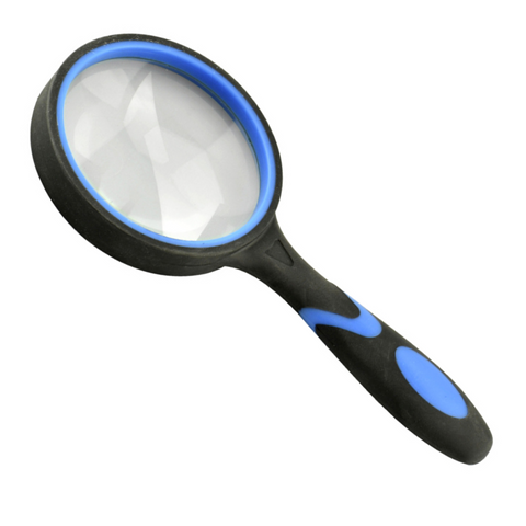 Rubberized Handheld Magnifier | 7.5"