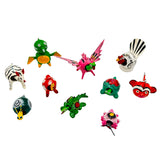 Mexican Bobble Animals Mix | Hand-Painted Wood