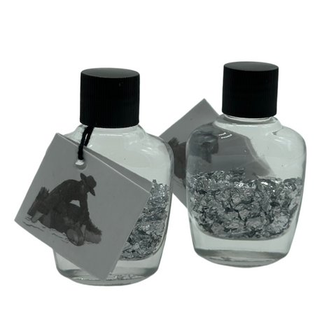 Silver Flake Bottles | Authentic Brazilian Silver Flakes