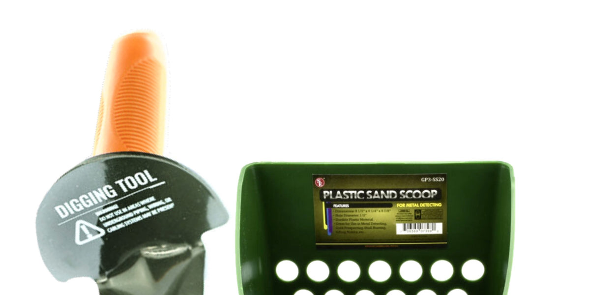 Metal Detector Sand Scoop and Shovel Set Digging T... - Grandado